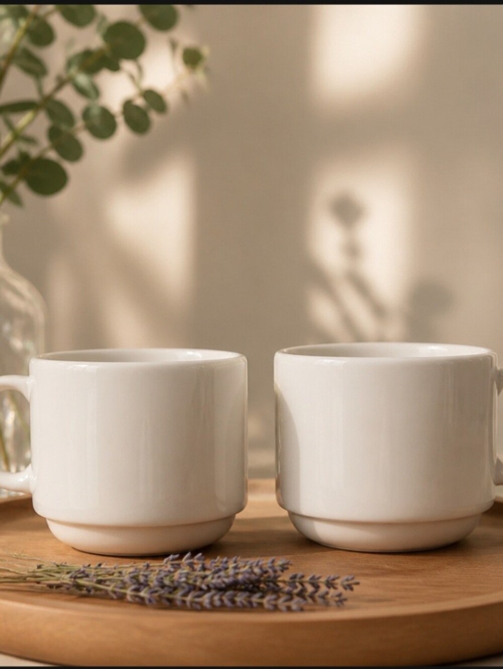 Set Of Two Crate & Barrel Cups By Martin Hunt